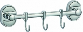 Планка VIKO с 3-мя крючками (нержавеющая сталь), хром