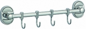 Планка VIKO с 4-мя крючками (нержавеющая сталь), хром