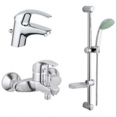 GROHE Комплект для ванной 3 в1: 2 Eurosmart+душ Tempesta