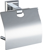 Держатель туалетной бумаги с крышкой VIKO хром (латунь)