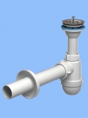 Сифон Ани 1-1/4" х 40 с прямой трубой 40 мм