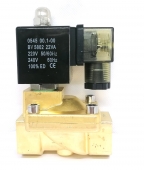 Клапан электромагнитный (нормально закрытый) 220В TIM 3/4' 0,3-16BAR 