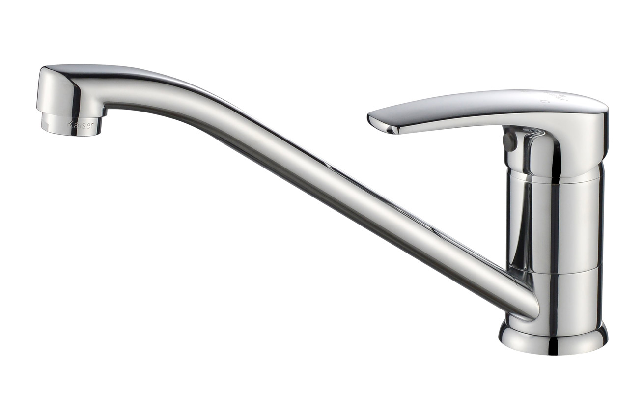 Смеситель KAISER Guss 68033 для кухни, хром, излив поворотный, латунь