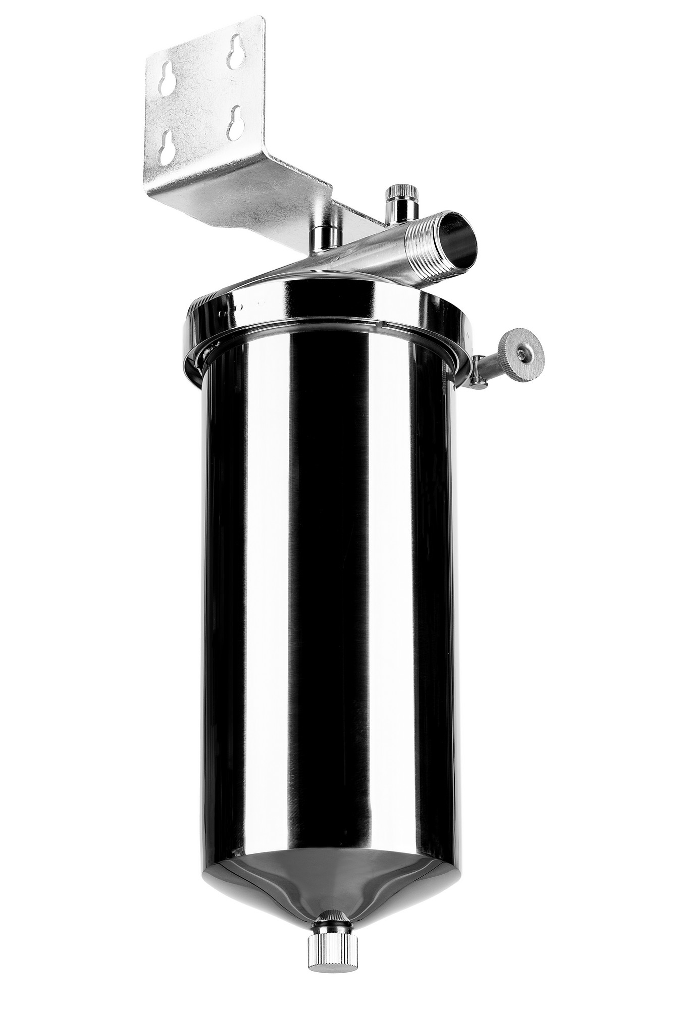 Корпус фильтр (нержавейка) Гейзер Тайфун 10ВВ 