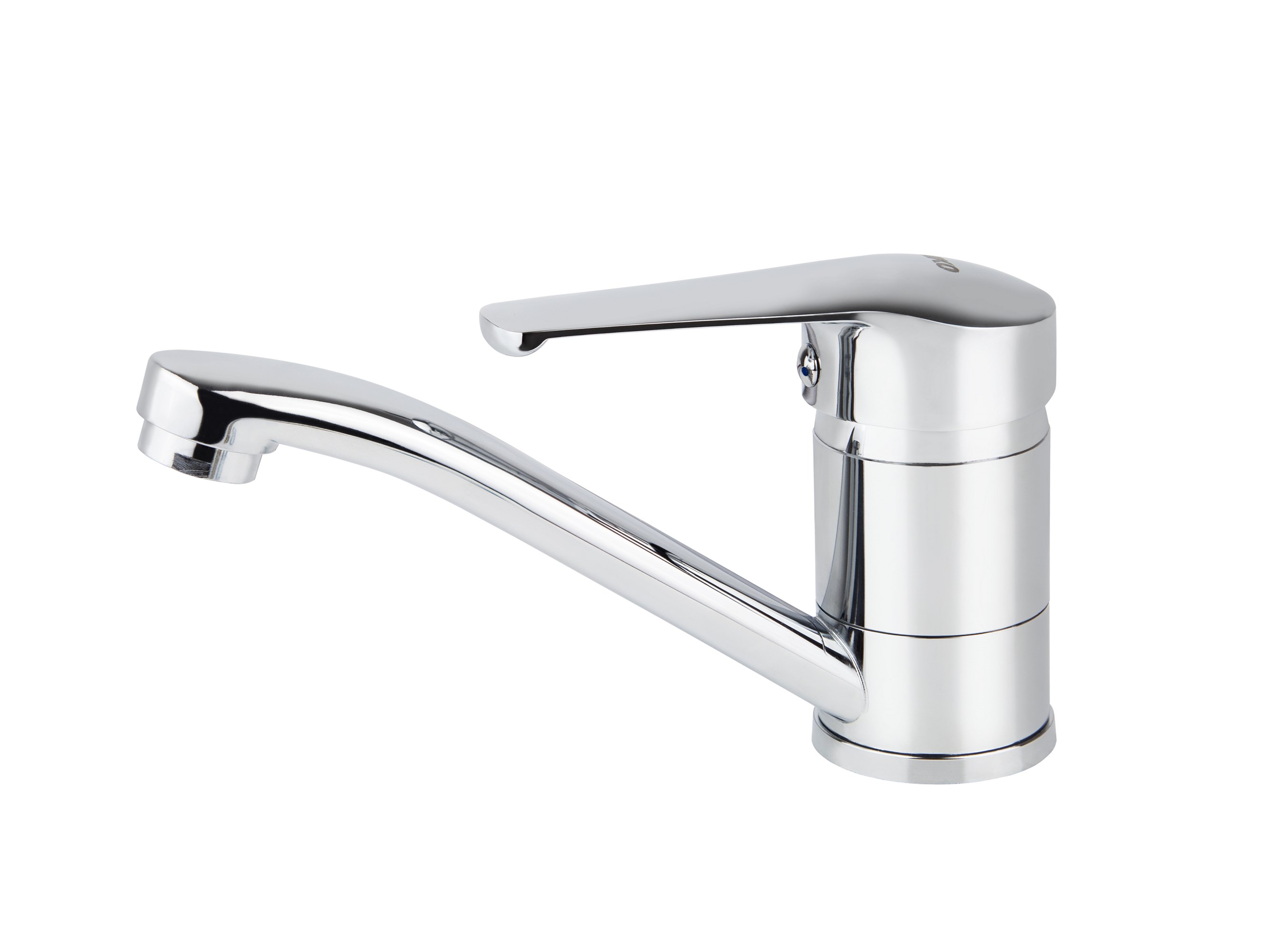 Смеситель VIKO  V-3500 для кухни, хром, излив неповоротный, цинковый сплав