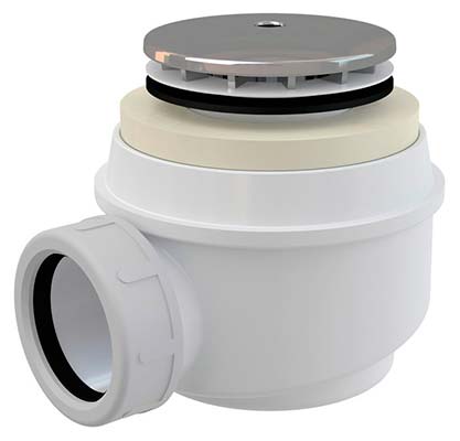Сифон для  душ. поддона хромир. (Alca PLAST)  А47CR