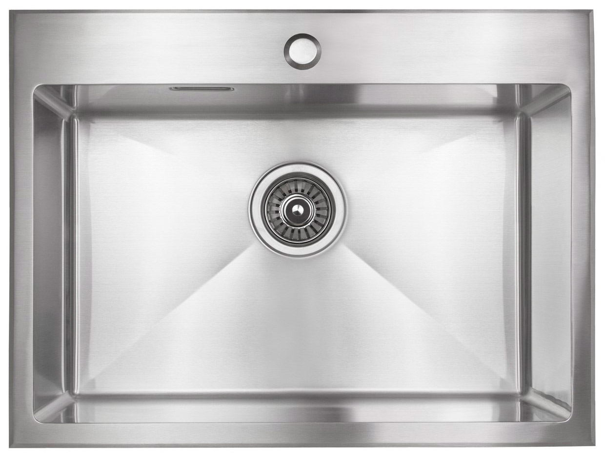 Мойка из нержавейки KAISER 600x450x200*3.0+1.2mm (цвет покрытия: сталь)/сифон