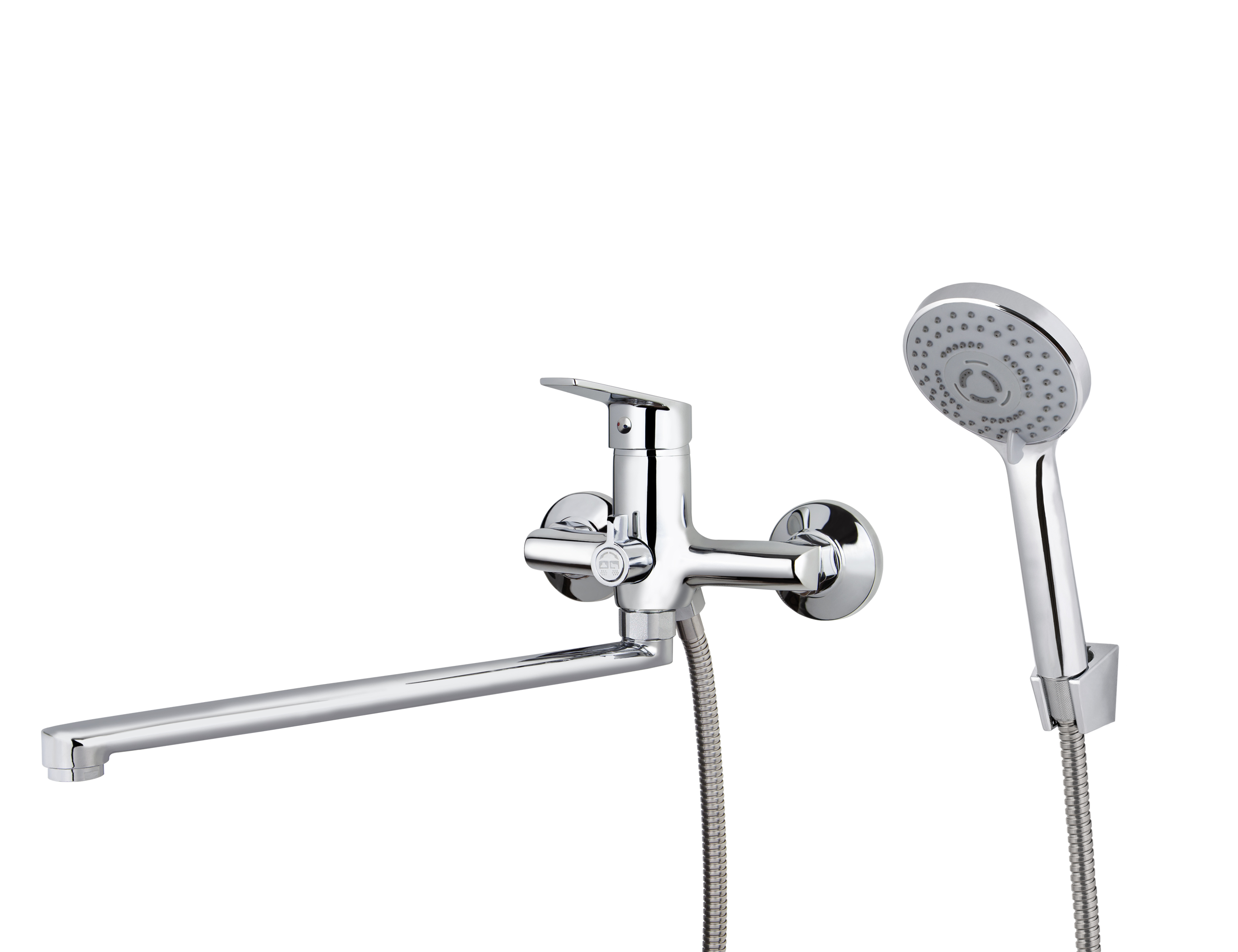 Смеситель VIKO  V-3005 для ванны и душа, цинковый сплав, хром, поворотный