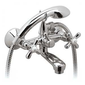 смес. VIDIMA "Ретро" ванна к/н керамика (хром)