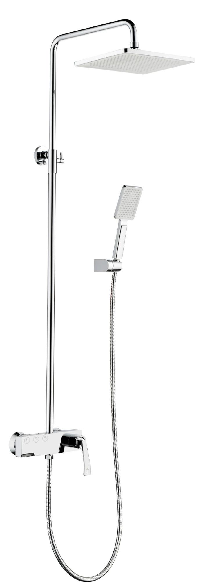 Душевая система однорычажная KAISER Strike 09182, хром, латунь