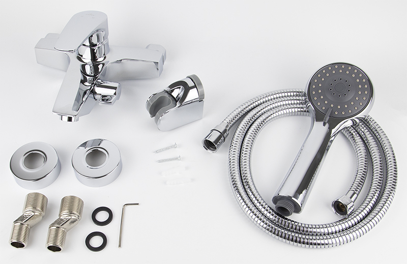 Смеситель KAISER Guss 68022 для ванны и душа, латунь, хром, неповоротный