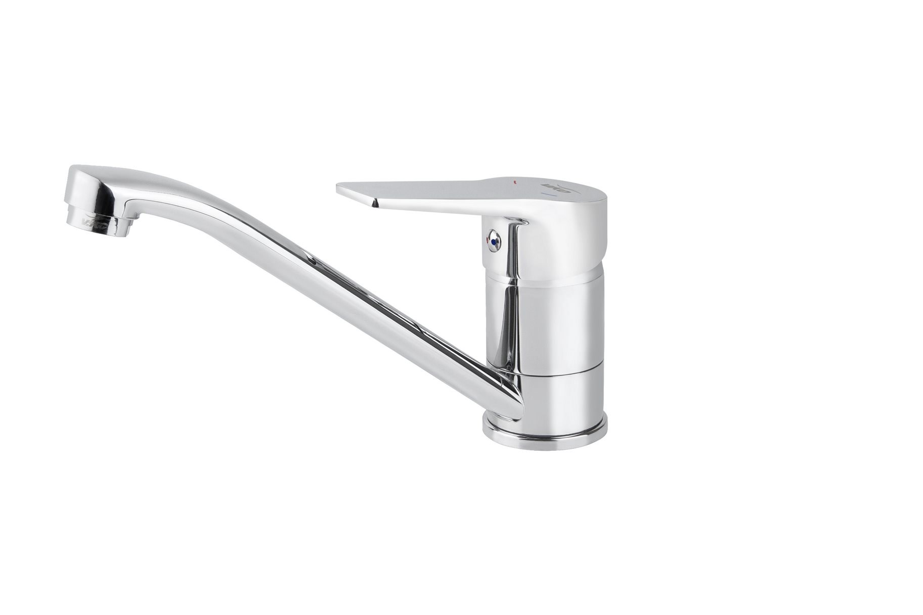 Смеситель VIKO  V-6713 для кухни, хром, излив поворотный, цинковый сплав