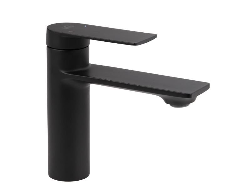 Смеситель VIKO для раковины Ø35 (латунь), черный матовый