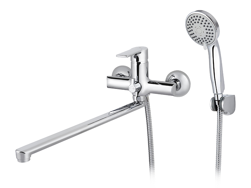 Смеситель KAISER Oval 56055 для ванны и душа, латунь, хром, поворотный