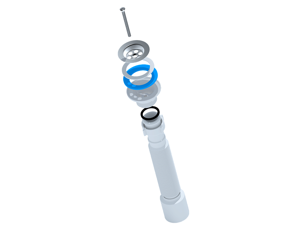 Гофросифон 1-1/4" х 50 АНИ