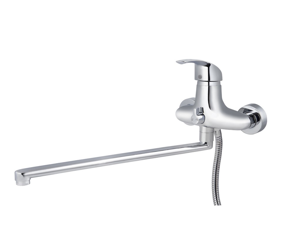Смеситель KAISER Nova 23055 для ванны и душа, латунь, хром, поворотный