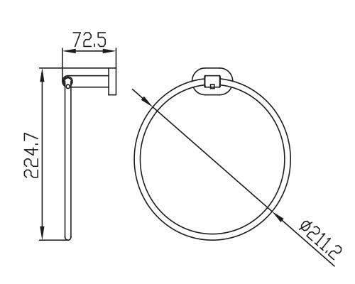 2011 Держатель полотенца(круглый)_2