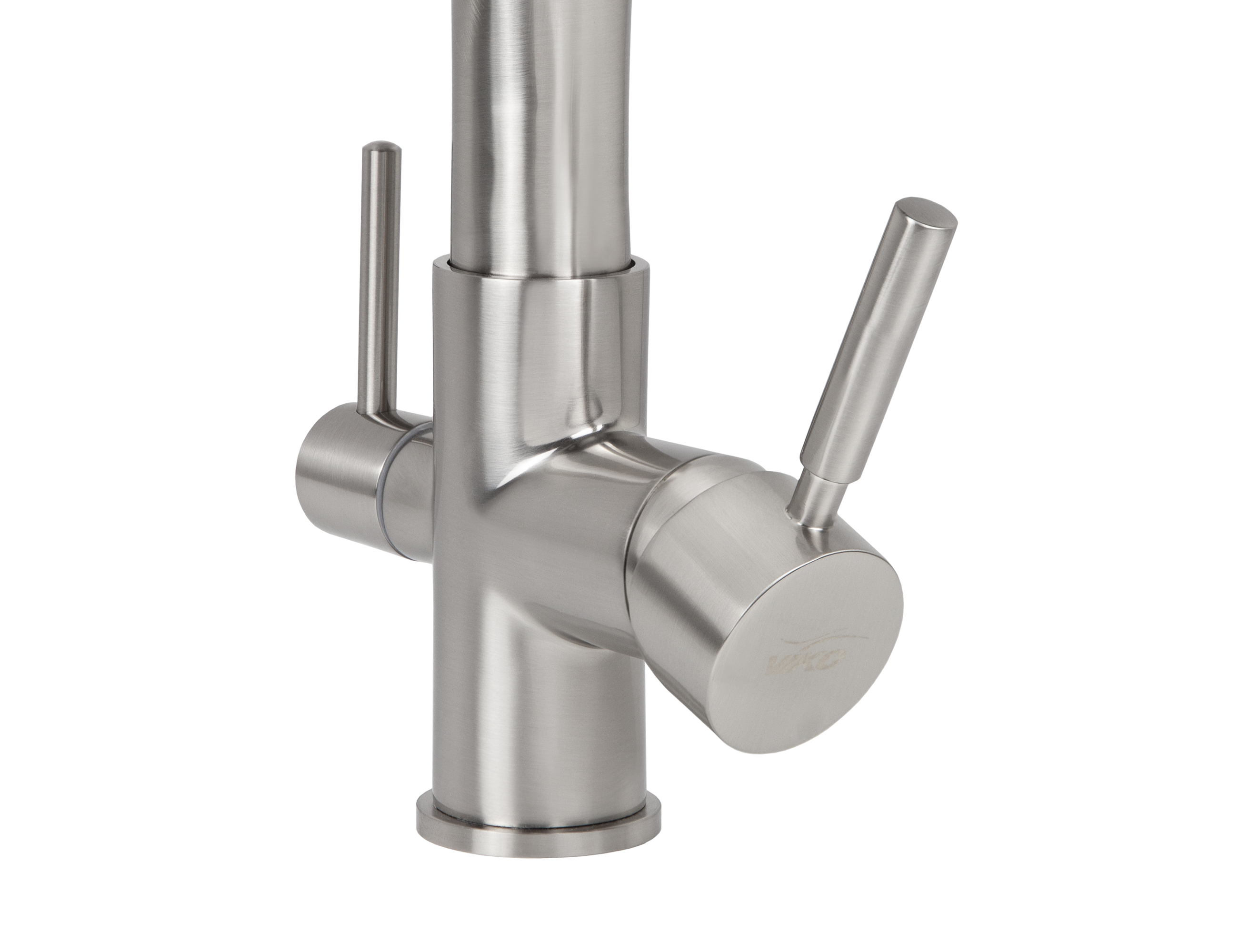 Смеситель VIKO  V-5605 для кухни, черный, излив поворотный, латунь