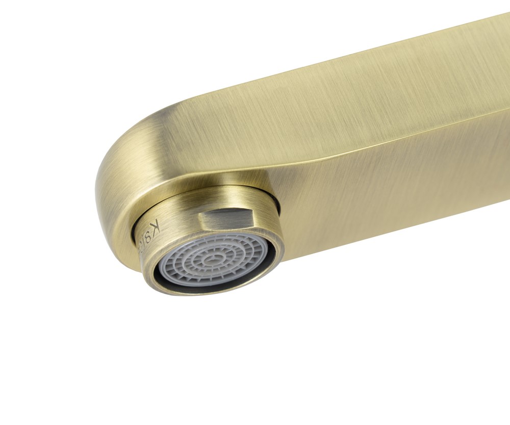 Смеситель KAISER Sonat 34022-1 для ванны и душа, латунь, бронза, поворотный