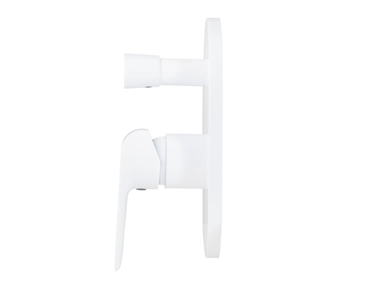 Смеситель KAISER Glory скрытый монтаж с переключателем на душ Ø35/белый