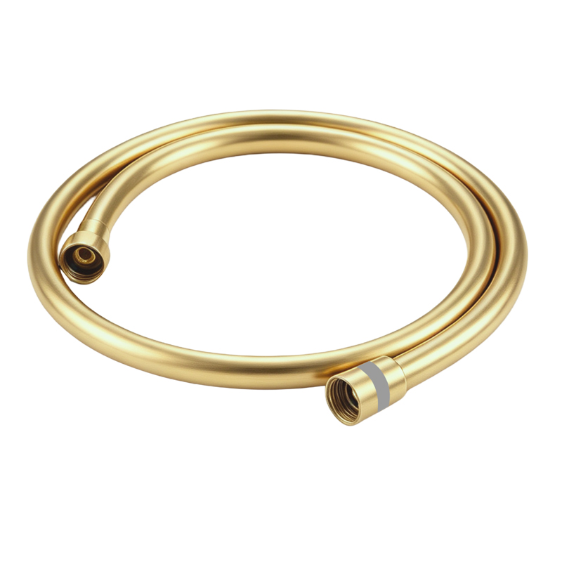 Душевой шланг KAISER 0059 усиленный, 1.6м, ПВХ, шлифованное золото