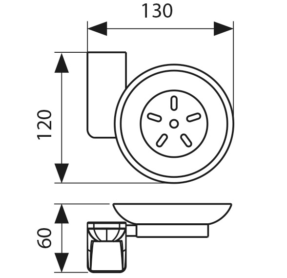 1503 Держатель мыльницы(стекло)_2 1503 Держатель мыльницы(стекло)_2