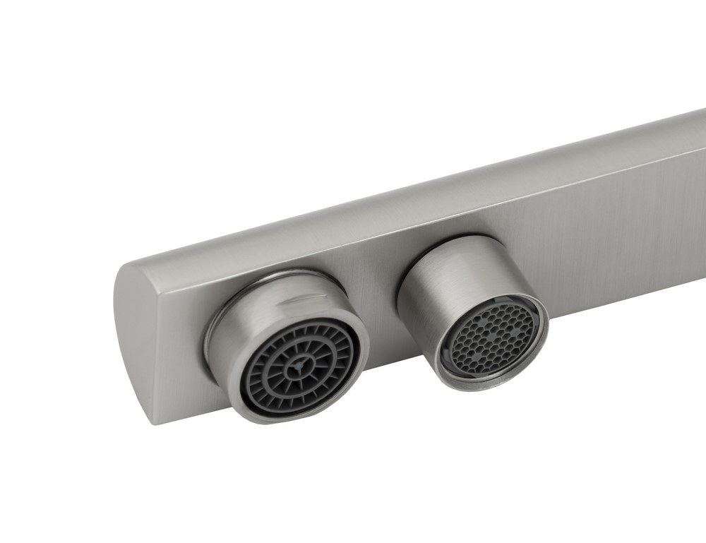 Смеситель KAISER Decor 40144-5 для кухни с подачей фильтрованной воды, серебро, излив поворотный, ла