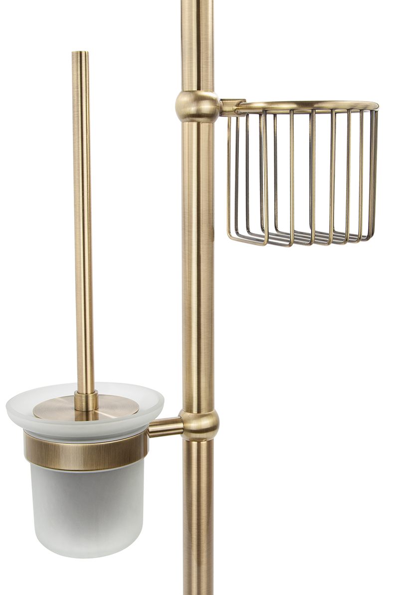 4615 Напольный держатель(стойка) для туалетной бумаги и ёршика_2