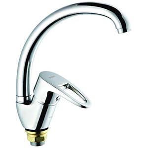 Смеситель G-lauf  8G4-A180 для кухни, хром, излив поворотный, цинковый сплав