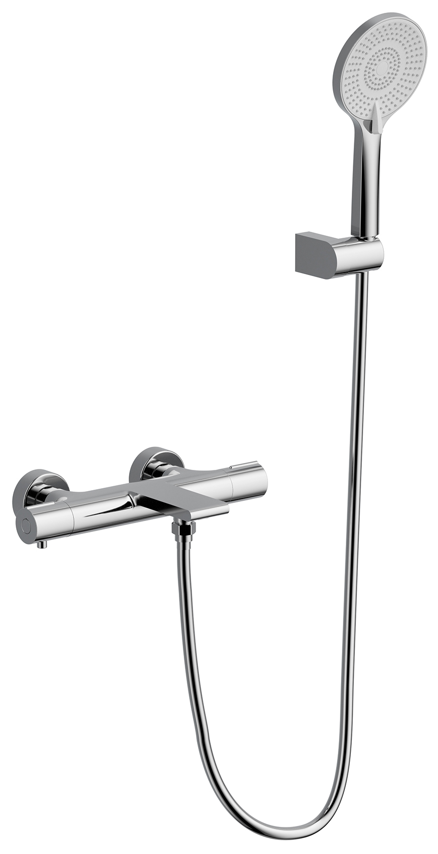 Смеситель KAISER Serio для ванны с термостатом /Латунь /Хром