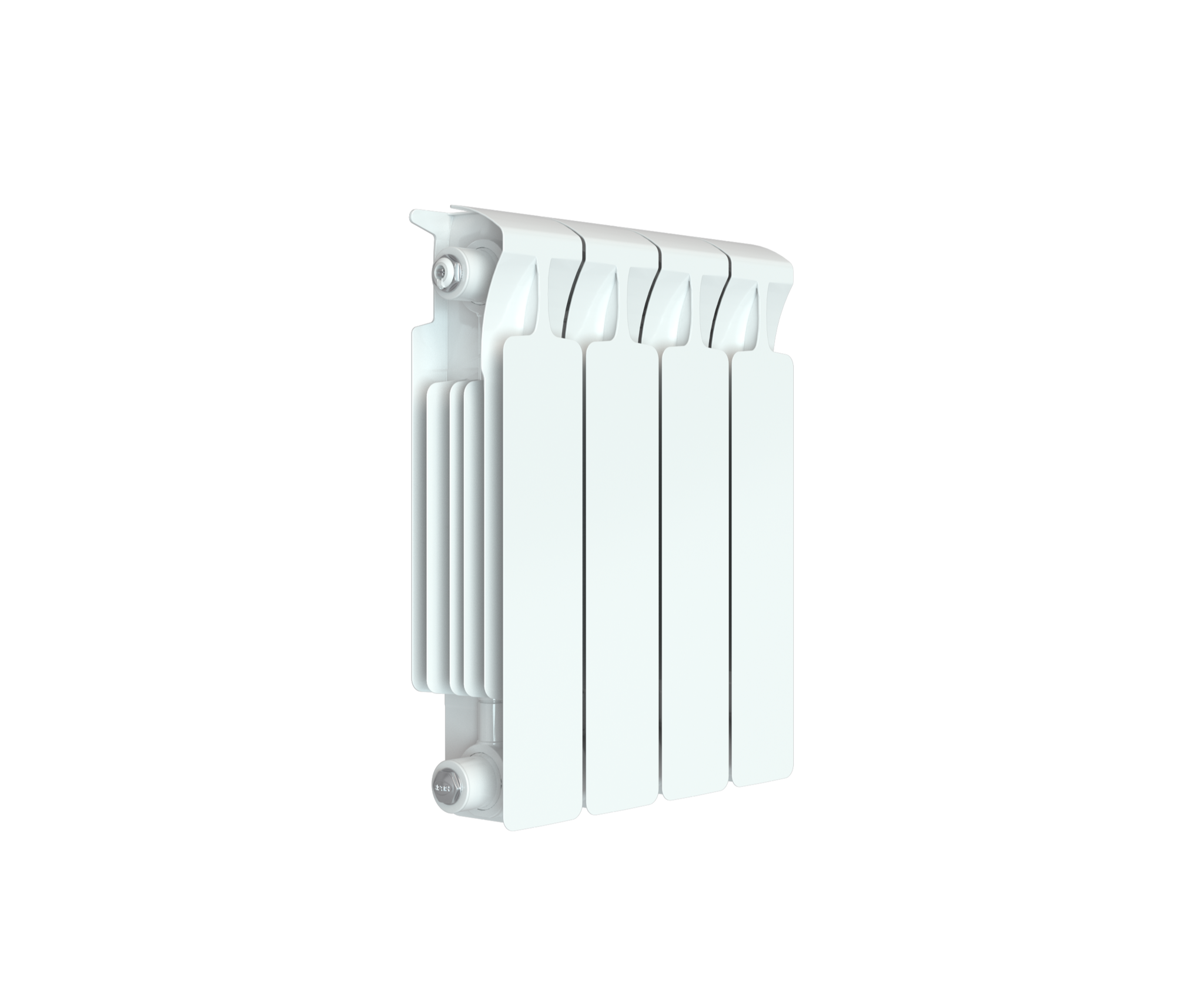 РАДИАТОР "RIFAR" Monolit 350  4-секц. (би-мет. монолит)