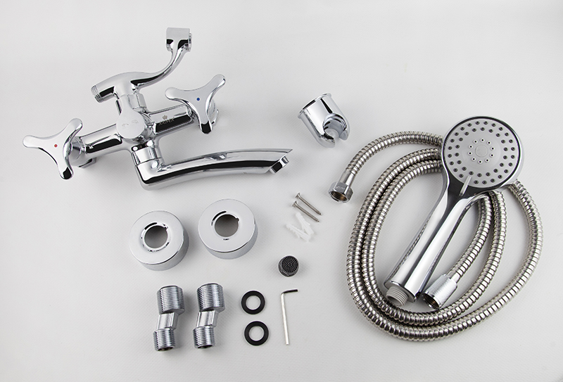 Смеситель KAISER Trio 57122 для ванны и душа, латунь, хром, поворотный