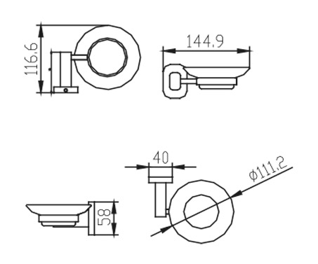 2043 Держатель мыльницы(стекло)_2
