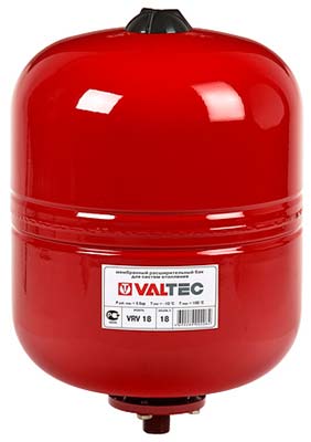 Бак расш. VT для отопления  18л. КРАСНЫЙ