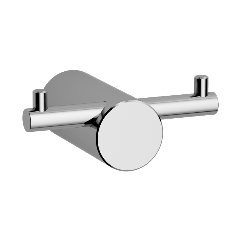 Крючок двойной KAISER Vita /Нержавейка/Хром