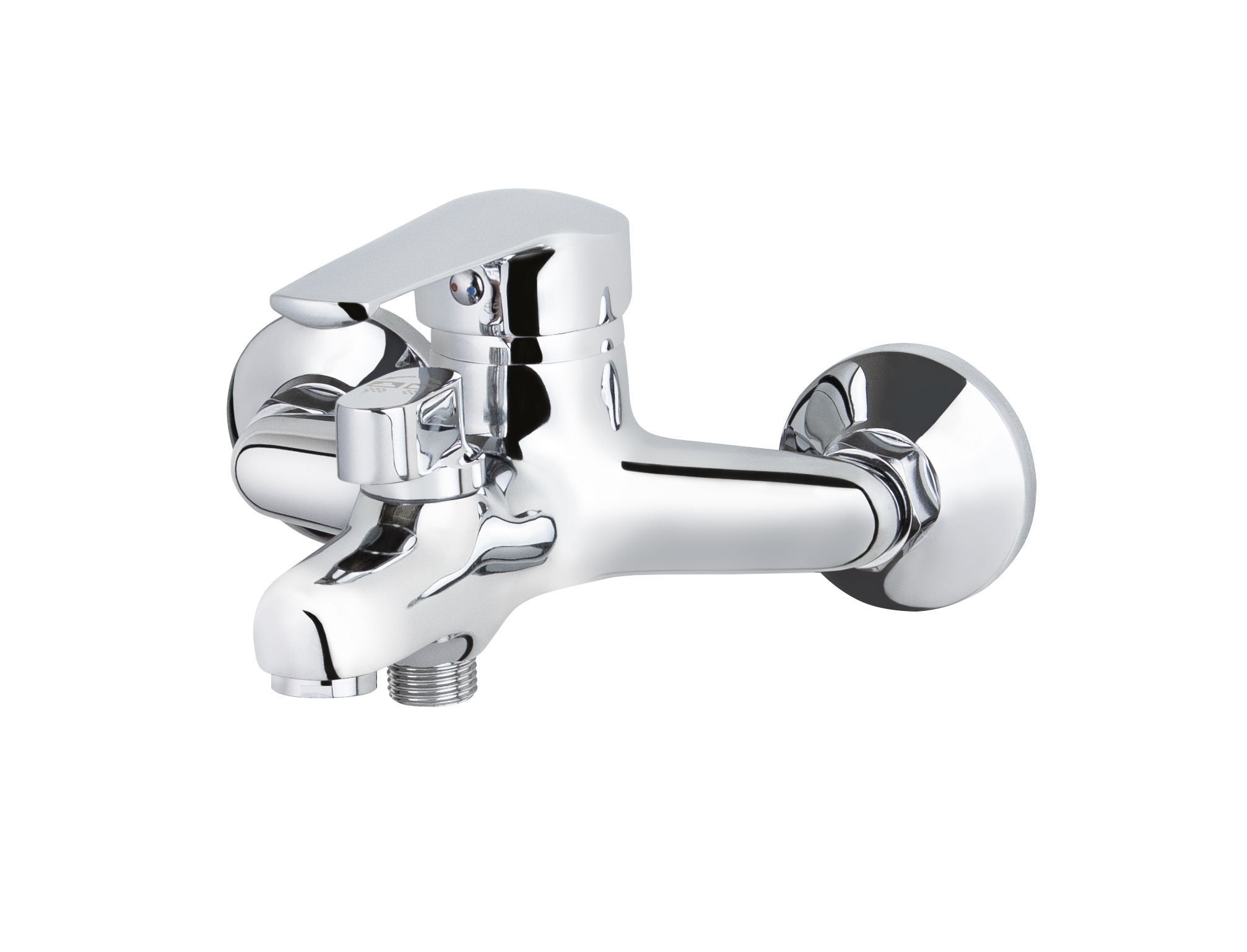 Смеситель VIKO  V-3502 для ванны и душа, цинковый сплав, хром, короткий