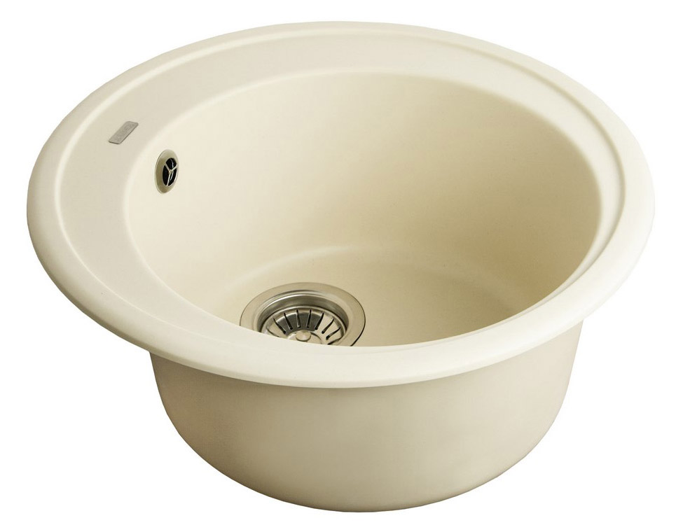 Мойка-Гранит "KAISER" (круглая) Ф510*220 жасмин