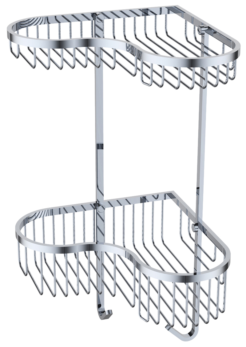 5290  Полка двойная настен. угловая_1 5290  Полка двойная настен. угловая_1