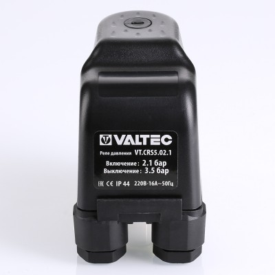 Реле давления Valtec 220 В, 50 Гц, 1/4", нак. гайка