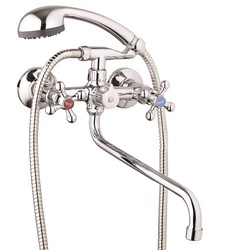 Смеситель G-lauf  QMT7-A722 для ванны и душа, цинковый сплав, хром, поворотный