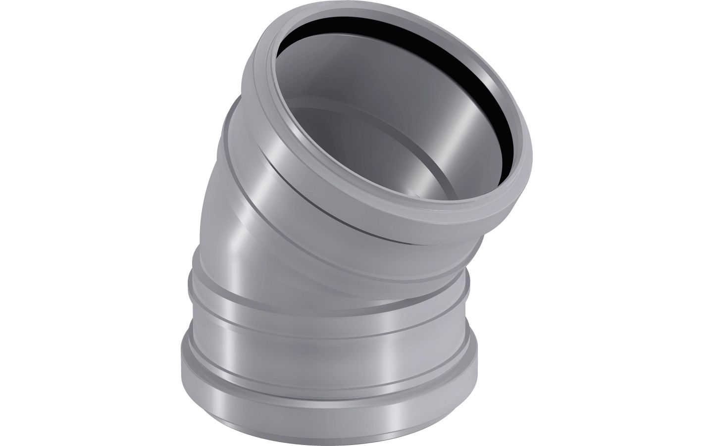 Отвод   50 х 87,5* Двухраструбный ПП WaterMark (30шт)