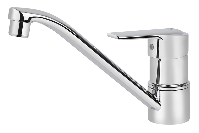 Смеситель KAISER Orbit 20033 для кухни, хром, излив поворотный, латунь