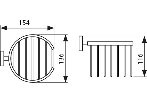 4312 Держатель для освежителя воздуха настенный_2