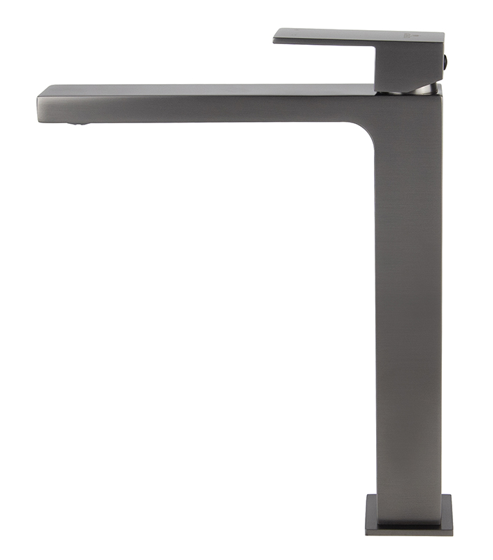 Смеситель KAISER Cube 01311-15 для раковины, латунь, воронёная сталь