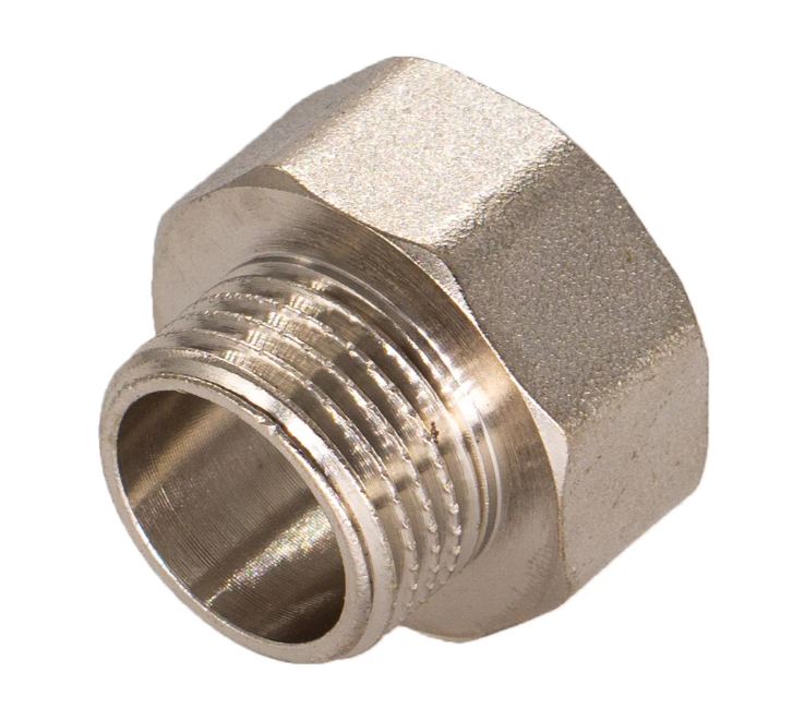 Переходник 1-1/2"г х 1"ш (ник/латунь) WaterMark (Lite) упак. 10 шт