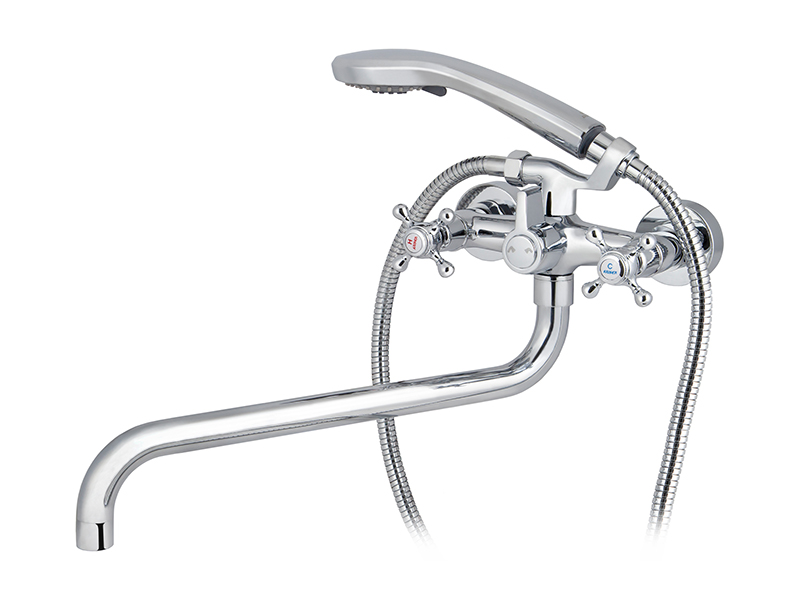 Смеситель KAISER Carlson Style 11070К для ванны и душа, латунь, хром, поворотный