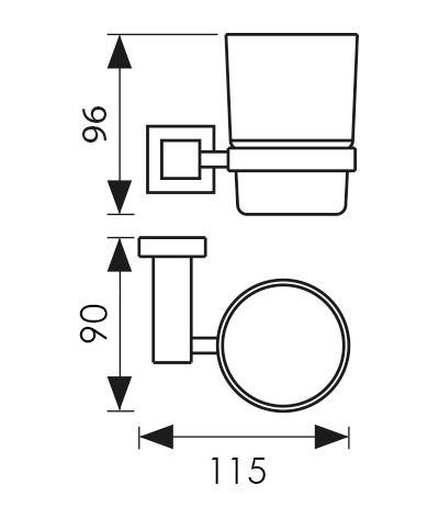 4305 Держатель стакана(стекло)_2