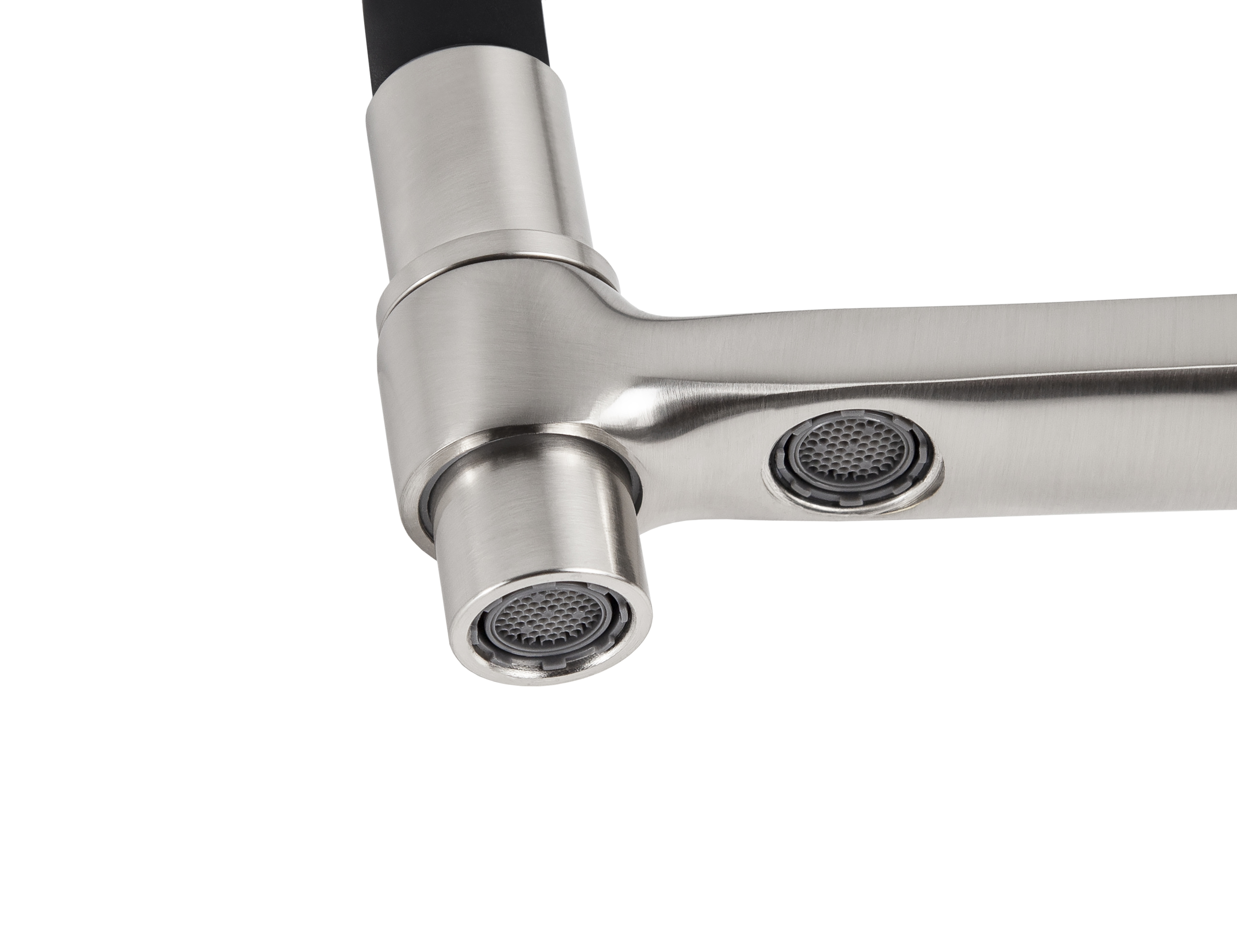 Смеситель VIKO  V-5605 для кухни, черный, излив поворотный, латунь