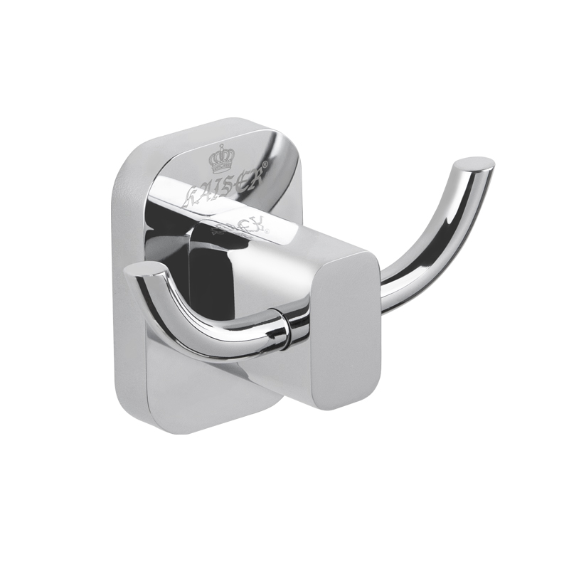 Крючок двойной KAISER хром (латунь)