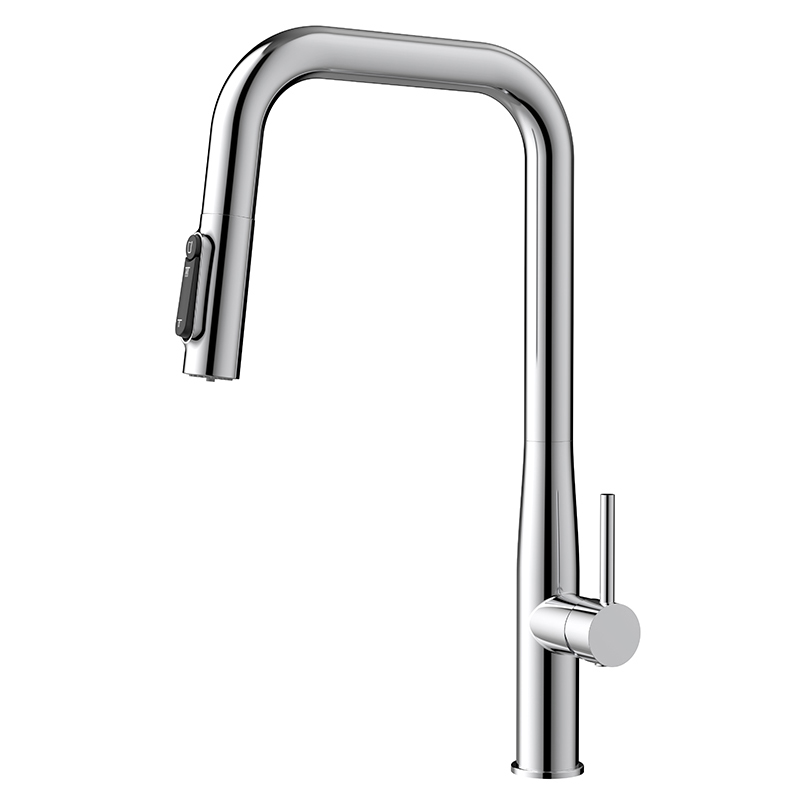 Смеситель KAISER Vita для кухни с вытяжной лейкой, под фильтр, Ø25 /Нержавейка /Хром